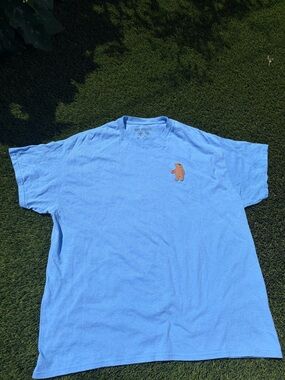 riot society Light Blue Pocket Bear Graphic T-Shirt